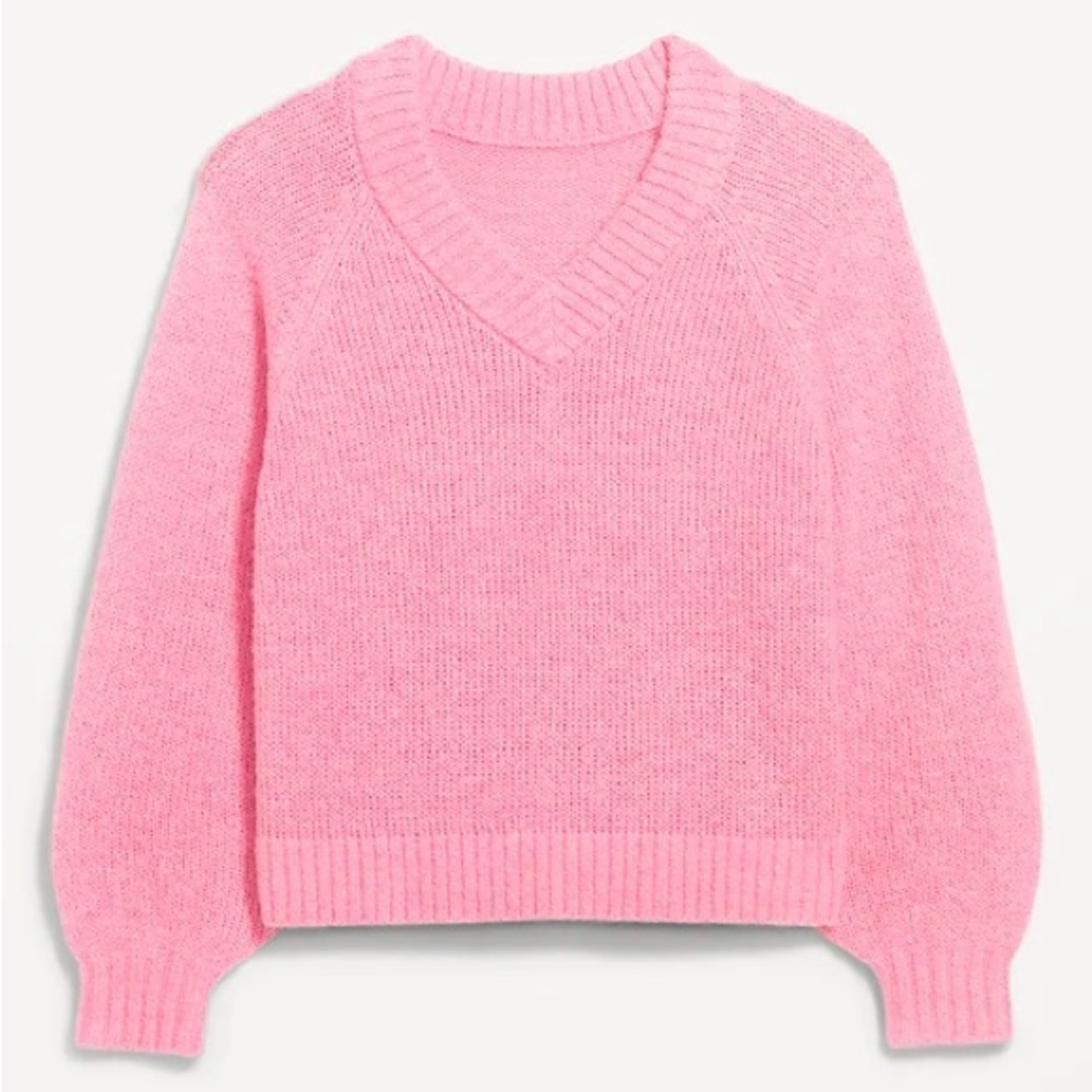 Old Navy Pink V-Neck Sweater for Women